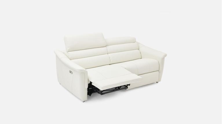 Canapé WINSTON relax convertible cuir confort 2-en-1