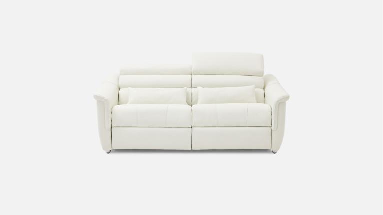 Canapé WINSTON relax convertible cuir confort 2-en-1