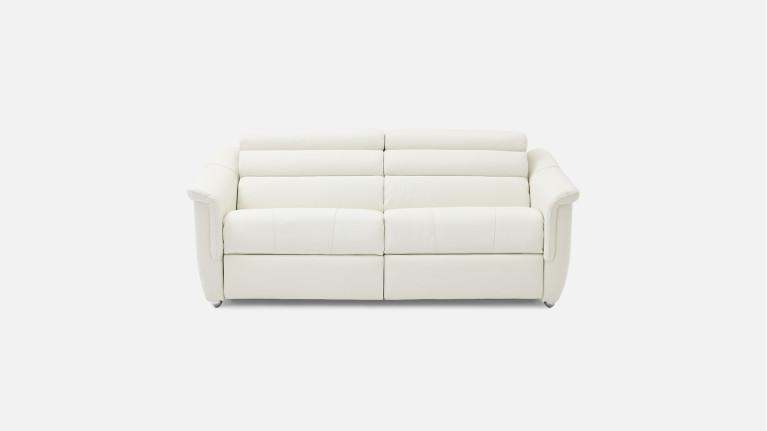 Canapé WINSTON relax convertible cuir confort 2-en-1