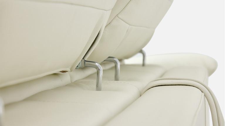 Canapé WINSTON relax convertible cuir confort 2-en-1