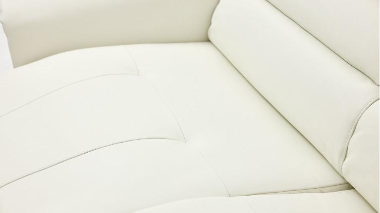 Canapé WINSTON relax convertible cuir confort 2-en-1