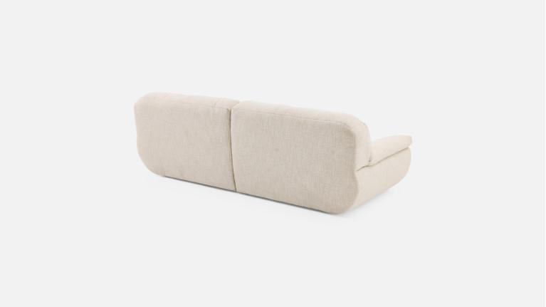 Canapé tissu PLAZA confort moelleux et design chaleureux