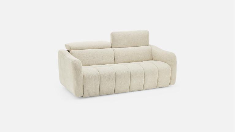Canapé convertible GLORIA tissu confortable et couchage quotidien