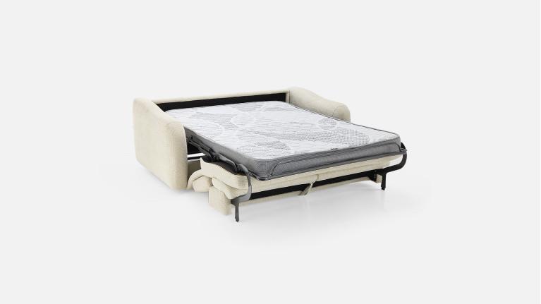 Canapé convertible GLORIA tissu confortable et couchage quotidien