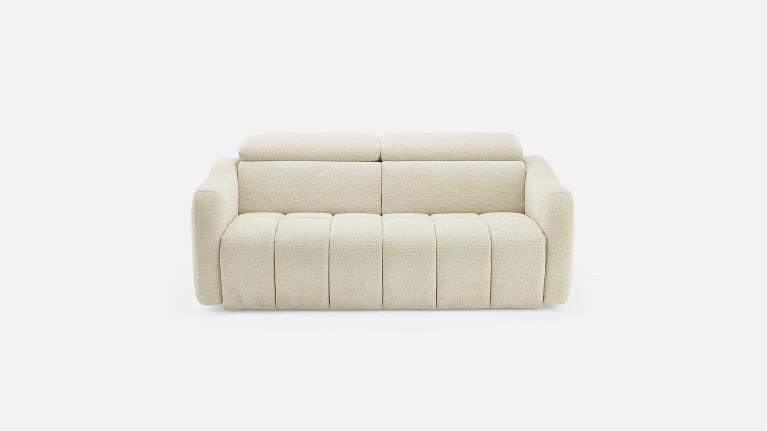 Canapé convertible GLORIA tissu confortable et couchage quotidien