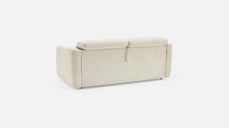 Canapé convertible GLORIA tissu confortable et couchage quotidien