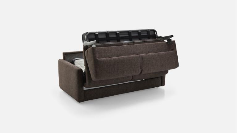 Canapé convertible tissu EMILIE gain de place confortable