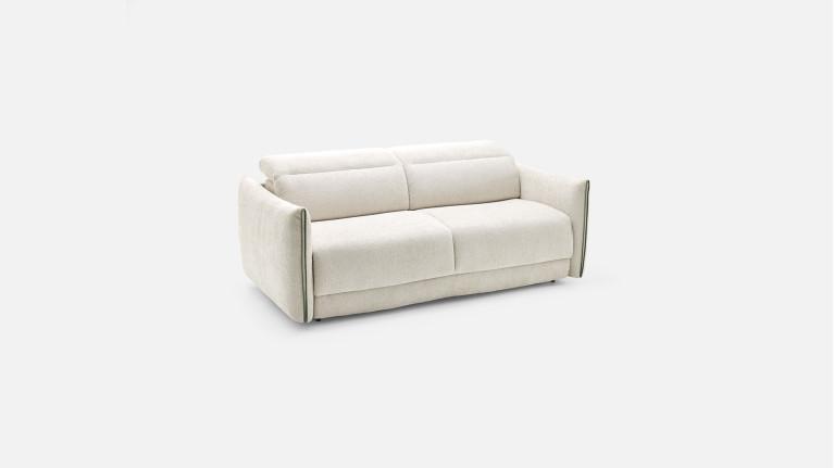 Canapé convertible FOX – Tissu, 4 tailles, matelas 18 cm