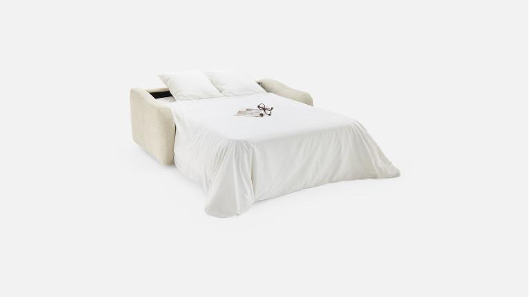 Canapé convertible GLORIA tissu confortable et couchage quotidien