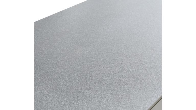 Console QUADRA structure métal et plateau céramique graphite