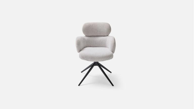 Fauteuil pivotant CALIN – Confort supérieur, 360° retour automatique