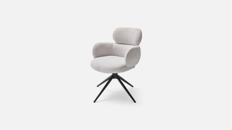 Fauteuil pivotant CALIN – Confort supérieur, 360° retour automatique