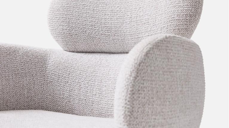Fauteuil pivotant CALIN – Confort supérieur, 360° retour automatique
