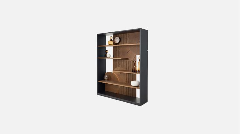 Bibliothèque NEO EQUINOXE | Bibliothèque design éclairée