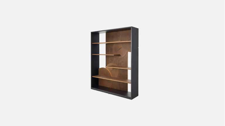 Bibliothèque NEO EQUINOXE | Bibliothèque design éclairée