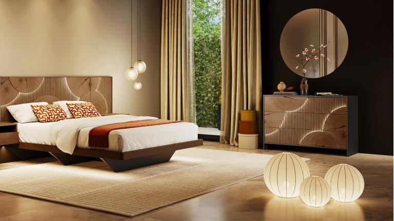 Commode NEO EQUINOXE | Commode design aux reliefs texturés