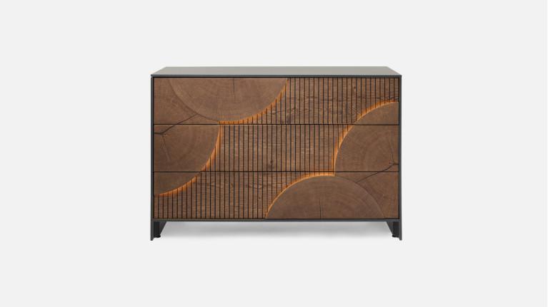 Commode NEO EQUINOXE | Commode design aux reliefs texturés