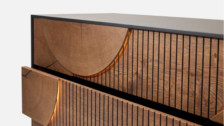Commode NEO EQUINOXE | Commode design aux reliefs texturés