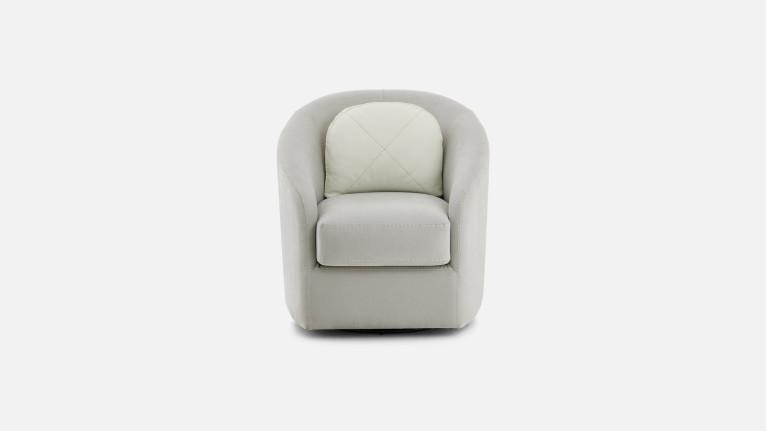 Fauteuil pivotant MARYLIN élégant et personnalisable