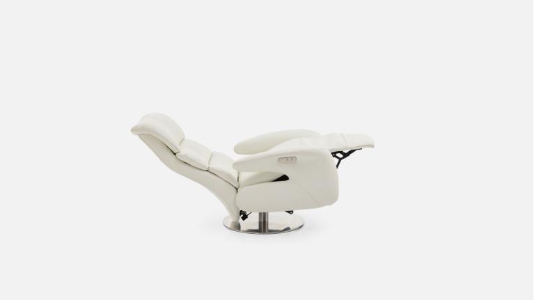 Fauteuil relax électrique New Eden en cuir
