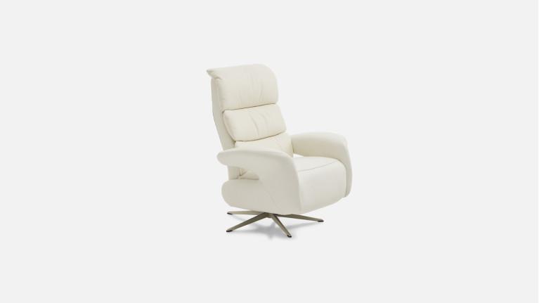 Fauteuil relaxation manuelle New Eden en cuir