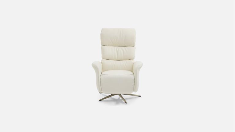 Fauteuil relaxation manuelle New Eden en cuir