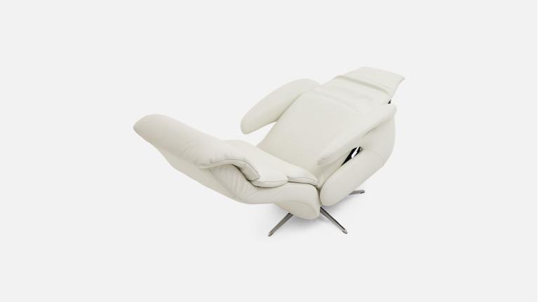 Fauteuil relaxation manuelle New Eden en cuir