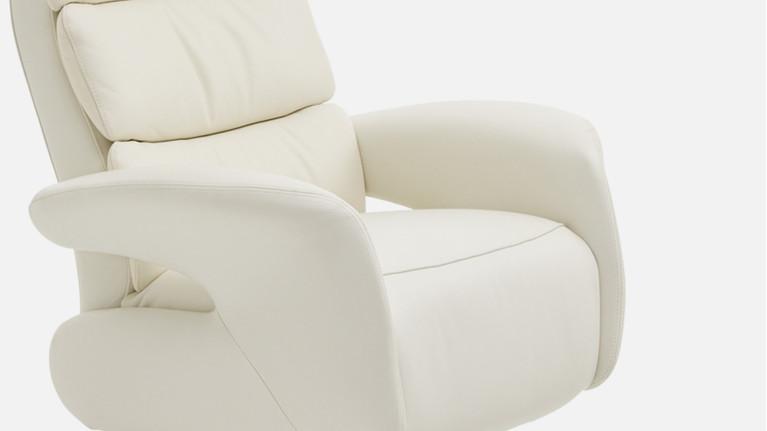 Fauteuil relaxation manuelle New Eden en cuir