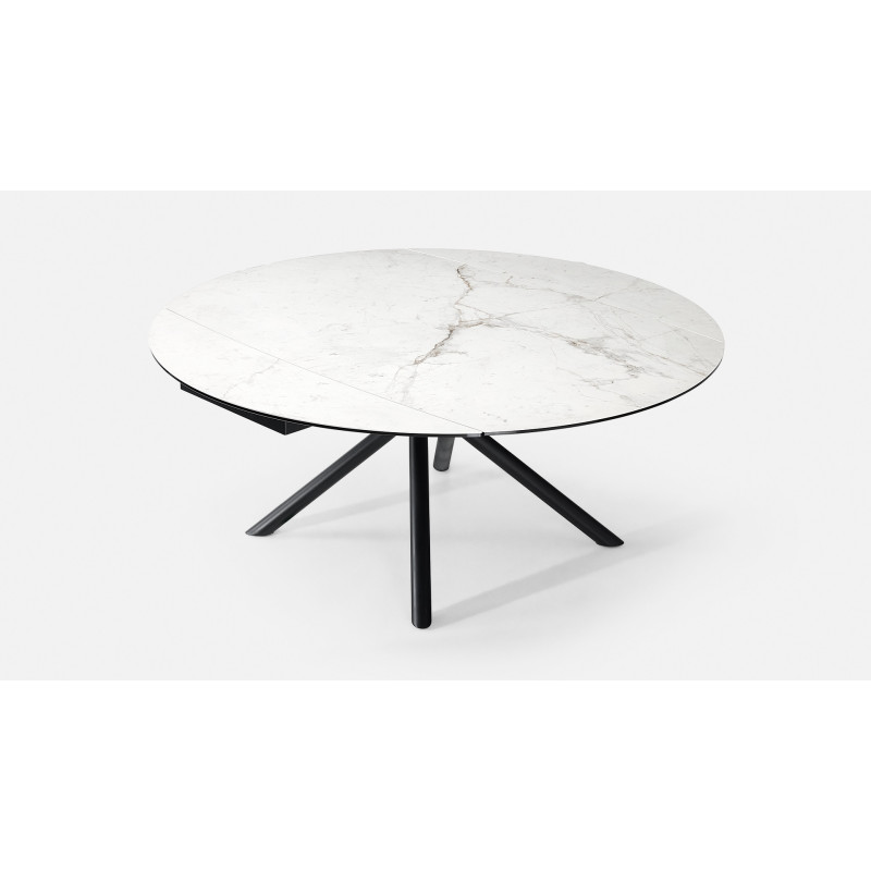 Table de repas extensible VORTICE | Système d'ouverture par rotation