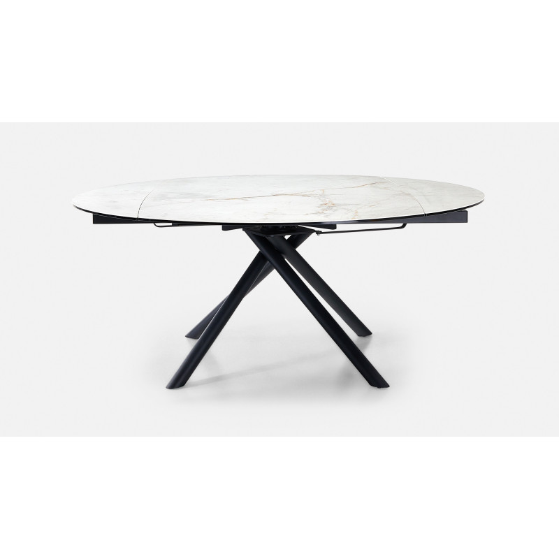Table de repas extensible VORTICE | Système d'ouverture par rotation