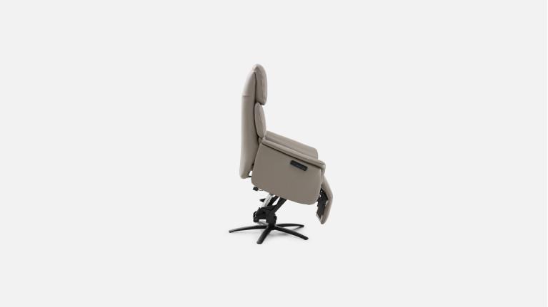 Fauteuil relax électrique GABIN avec moteurs en cuir
