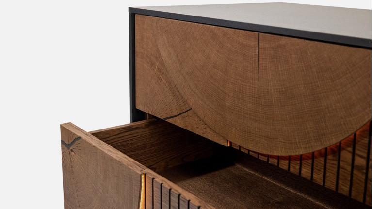 Commode NEO EQUINOXE | Commode design aux reliefs texturés
