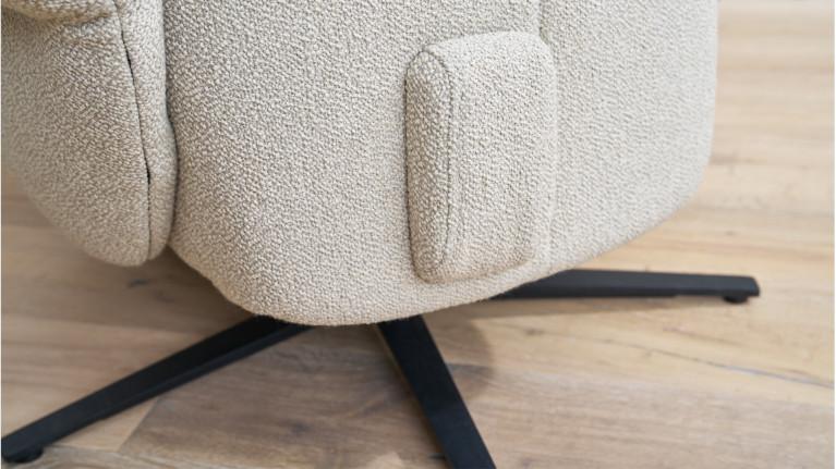 Fauteuil relaxation électrique pivotant cuir Himolla AVA