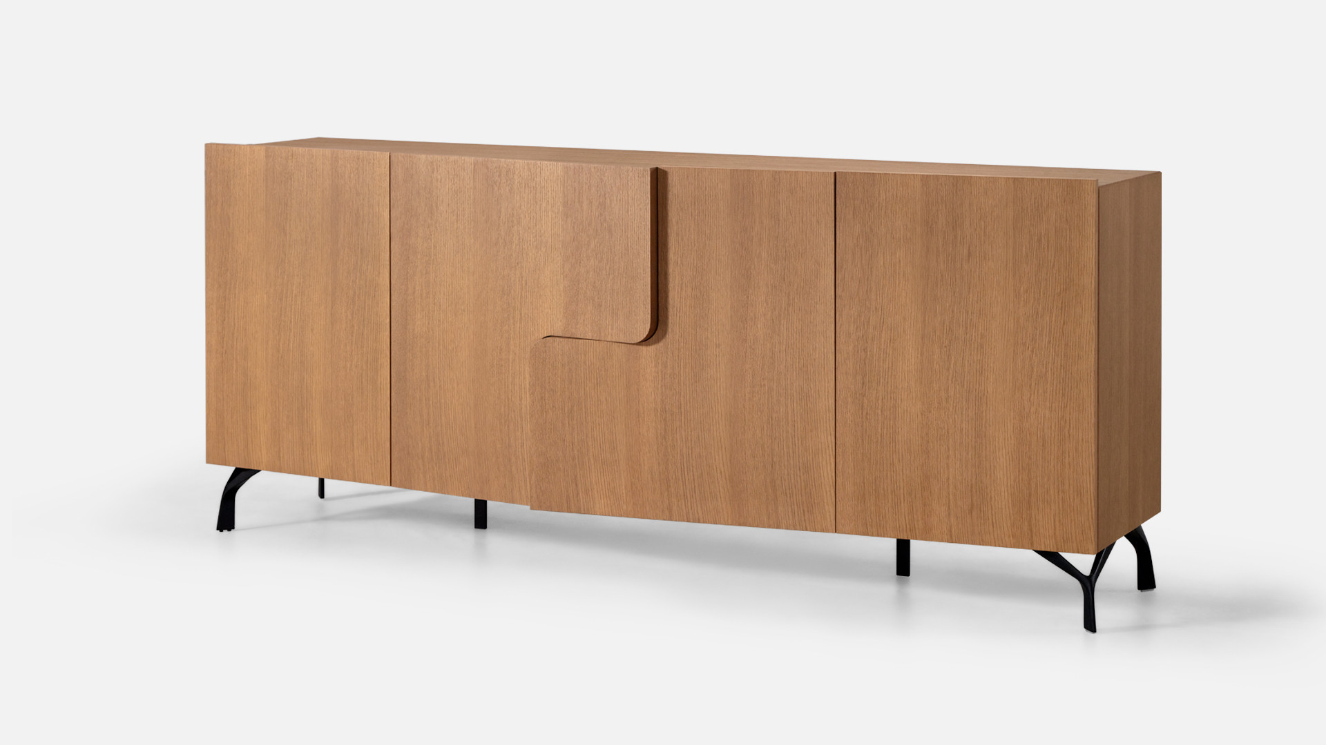 Buffet 4 portes JADE design élégant et rangement généreux