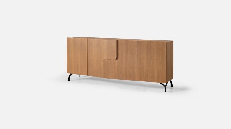 Buffet 4 portes JADE design élégant et rangement généreux