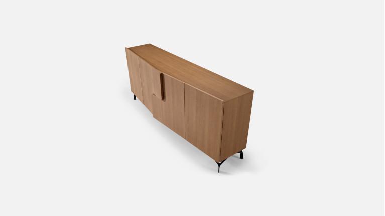 Buffet 4 portes JADE design élégant et rangement généreux