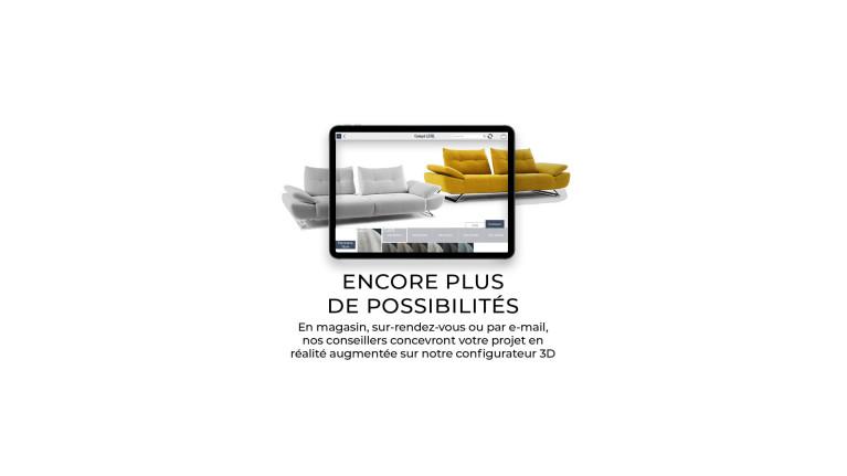 Canapé FORTUNA | Dossiers avance-recule et confort modulable