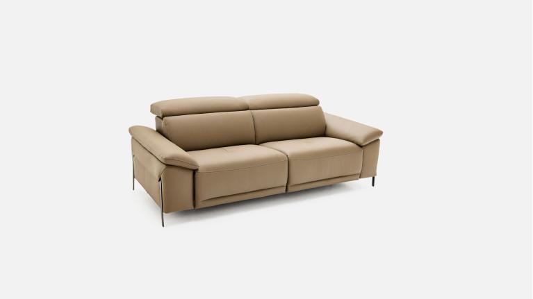 Canapé cuir 3 places PHOENIX élégant et confortable