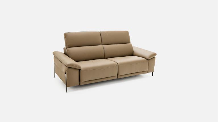 Canapé cuir 3 places PHOENIX élégant et confortable