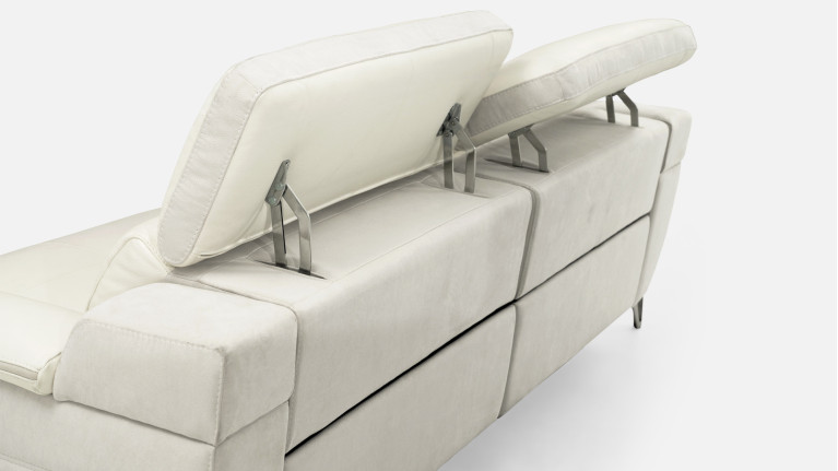 Canapé relaxation électrique 3 places cuir ZENITH | Un relax design