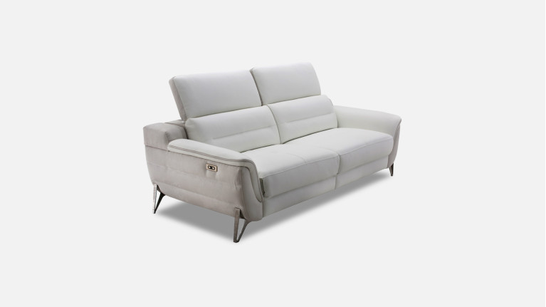 Canapé relaxation électrique 3 places cuir ZENITH | Un relax design