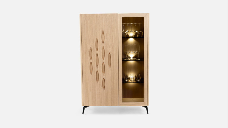 Vitrine OROS | Éclairage élégant et rangement raffiné