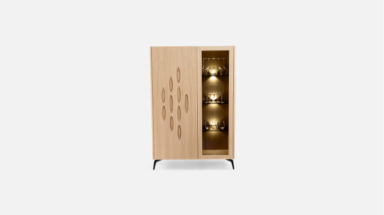 Vitrine OROS | Éclairage élégant et rangement raffiné