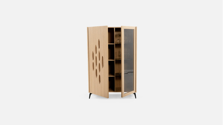 Vitrine OROS | Éclairage élégant et rangement raffiné