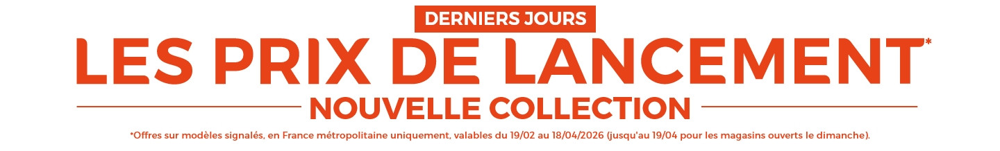 C'est les prix de lancement chez Mobilier de France, découvrez notre nouvelle collection 2026