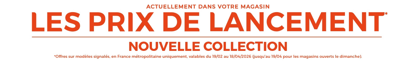 C'est les prix de lancement chez Mobilier de France, découvrez notre nouvelle collection 2026