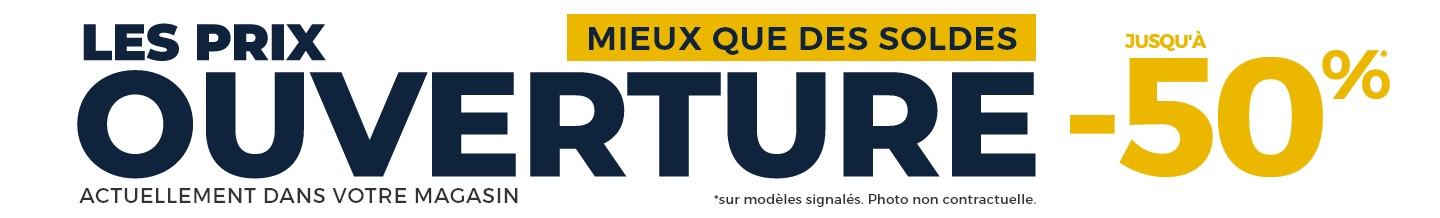 Mieux que des soldes, jusqu'à -50% chez Mobilier de France Tours Nord