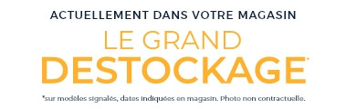 Jusqu'au 15 octobre, c'est le Grand Déstockage chez Mobilier de France : des centaines de modèles vous attendent à des prix exceptionnels.