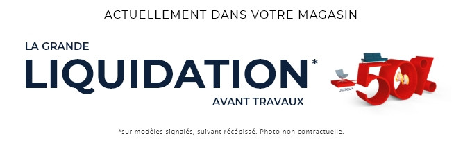 Liquidation avant travaux - Profitez de prix exceptionnels dans votre magasin Mobilier de France Quimper