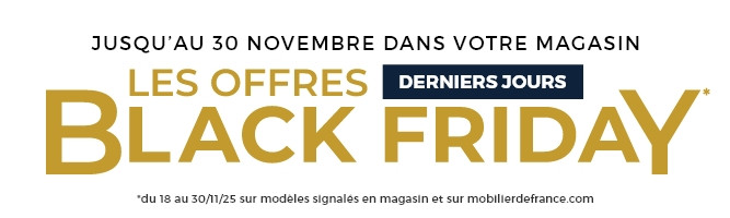 DERNIERS JOURS BLACK FRIDAY - Jusqu'à -50%